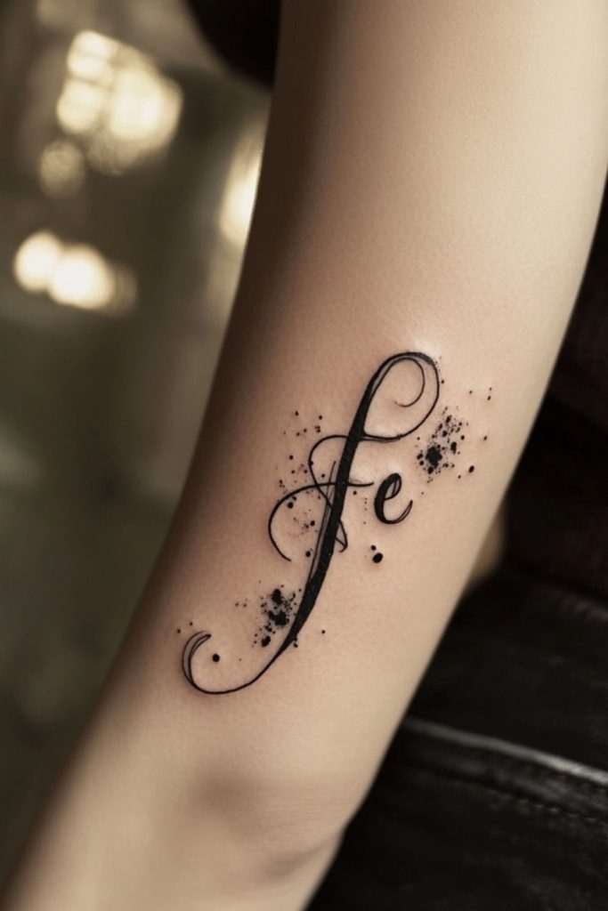 Dynamic ‘Fe’ Script with Splatter Details