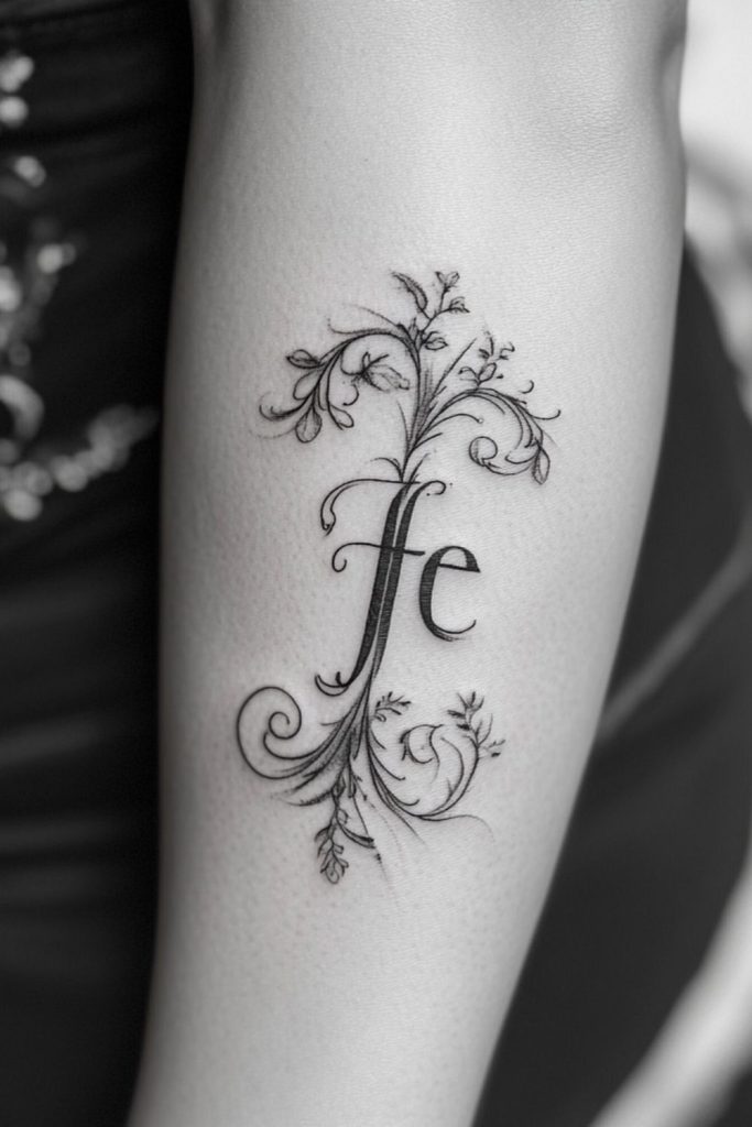 Floral and Fé Fusion on the Arm