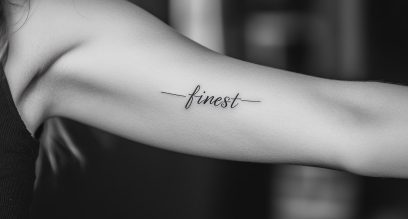 20 Best Arm Tattoo Lettering Ideas