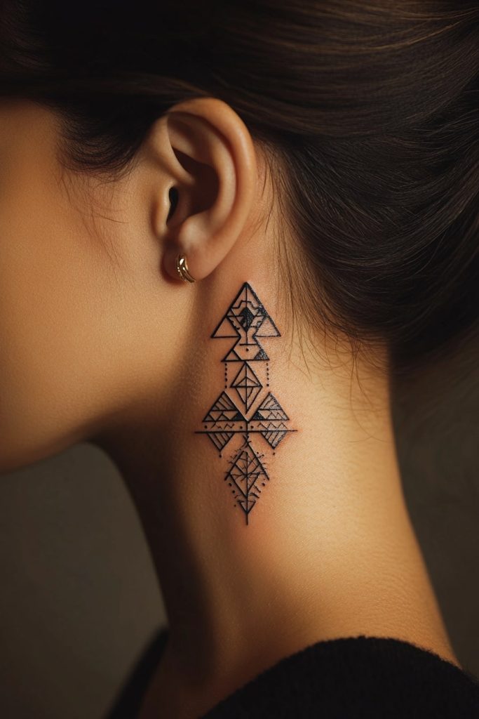 Stylized Geometric Tattoo