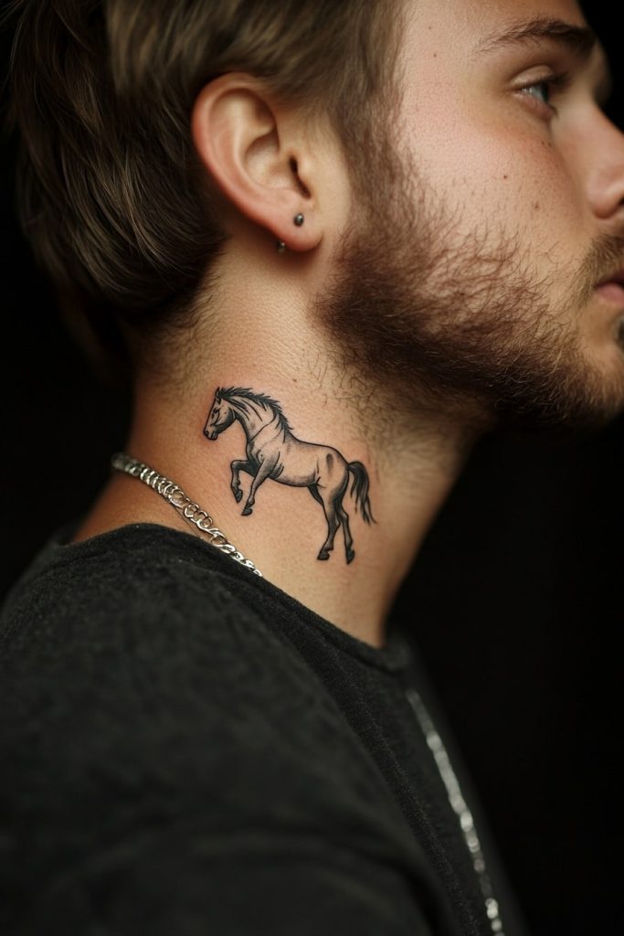 Free-Spirited Horse Tattoo