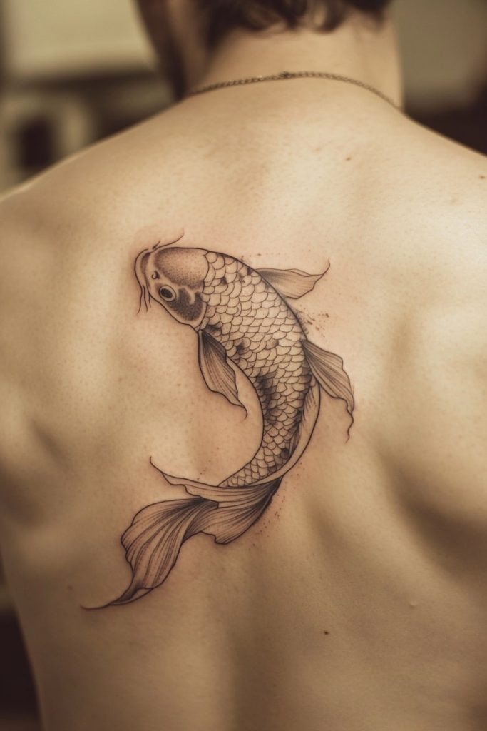 Japanese Koi Fish Tattoo
