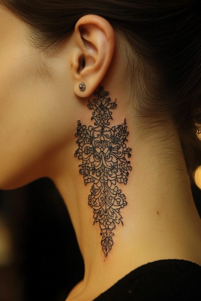 Intricate Lace Tattoo