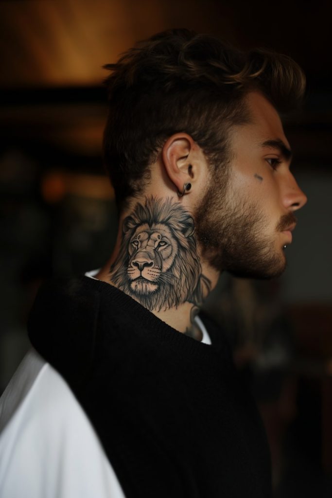 Majestic Lion Tattoo
