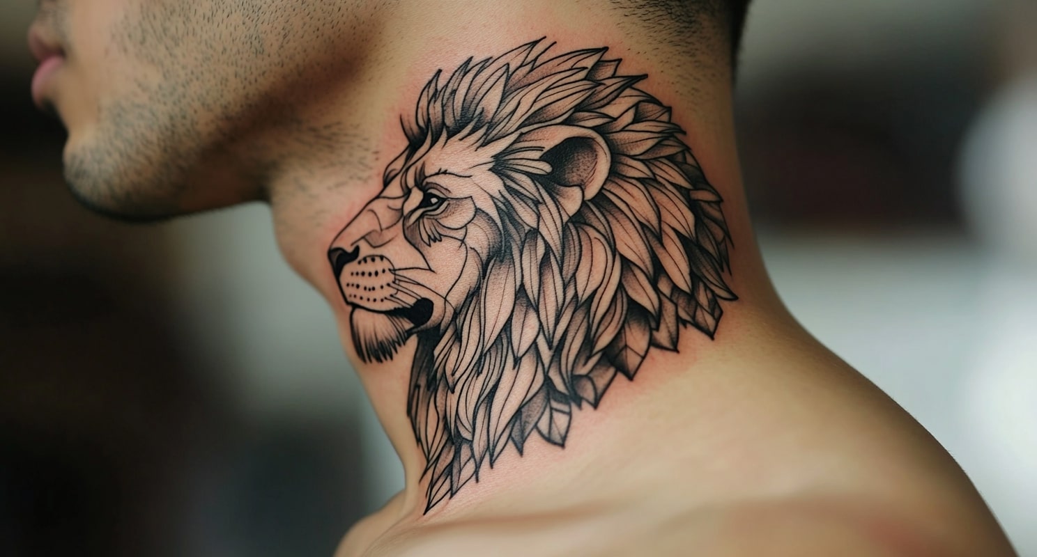 20 Side Neck Animal Tattoo Designs