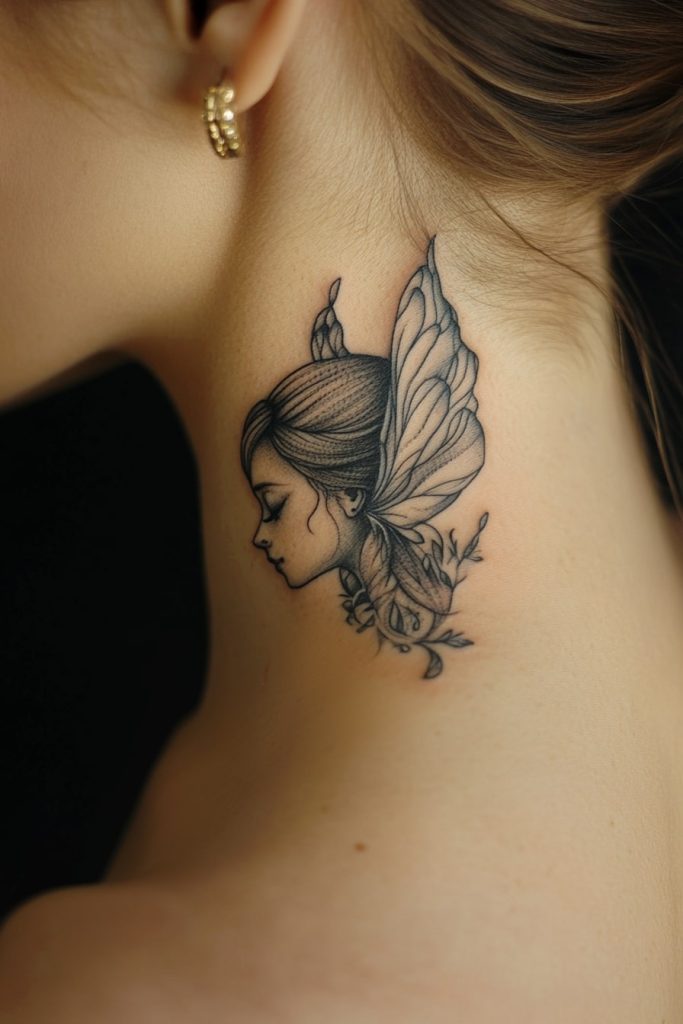 Whimsical Fairy Tattoo