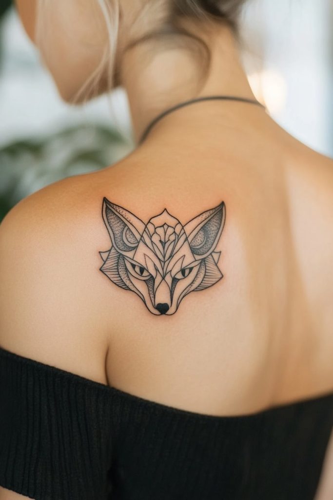 Geometric Animal Tattoo