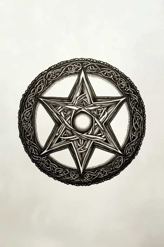 Pentagram or Occult Symbols