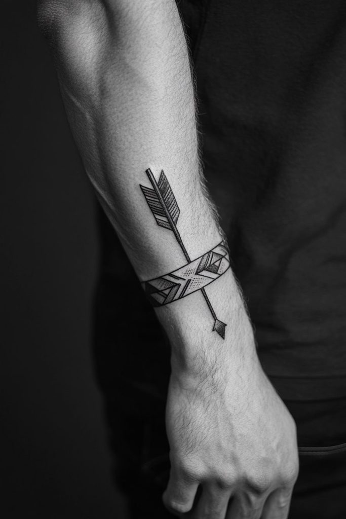 Arrow Band Tattoo