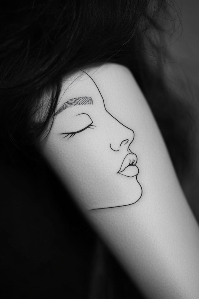 Minimalist Line Tattoo