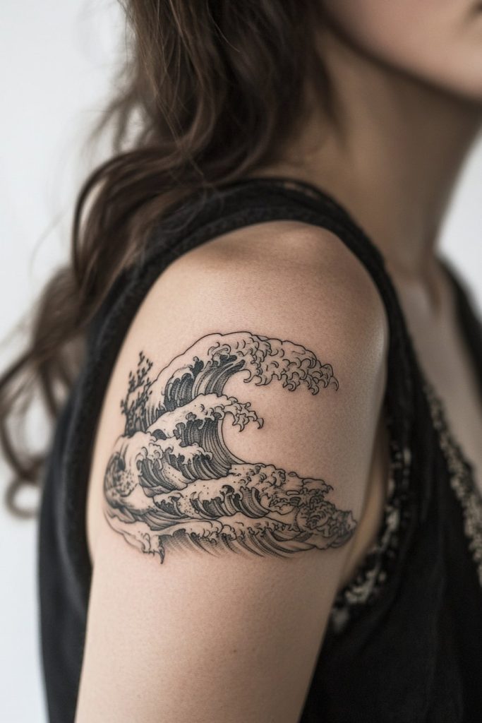 Ocean Waves Tattoo