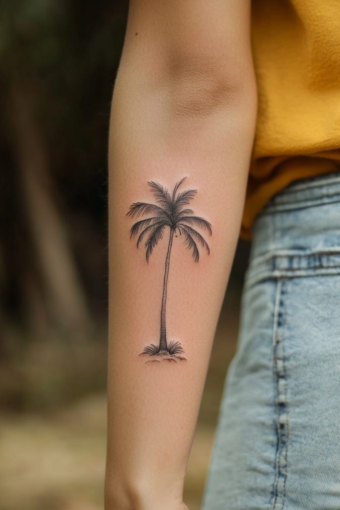 Palm Tree Tattoo