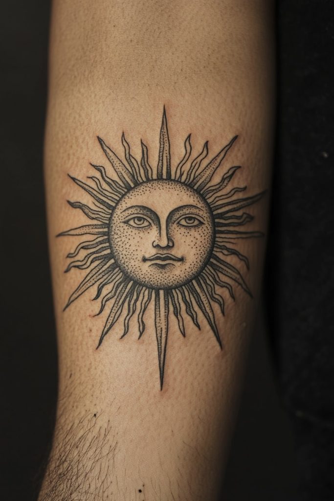 Sun Tattoo