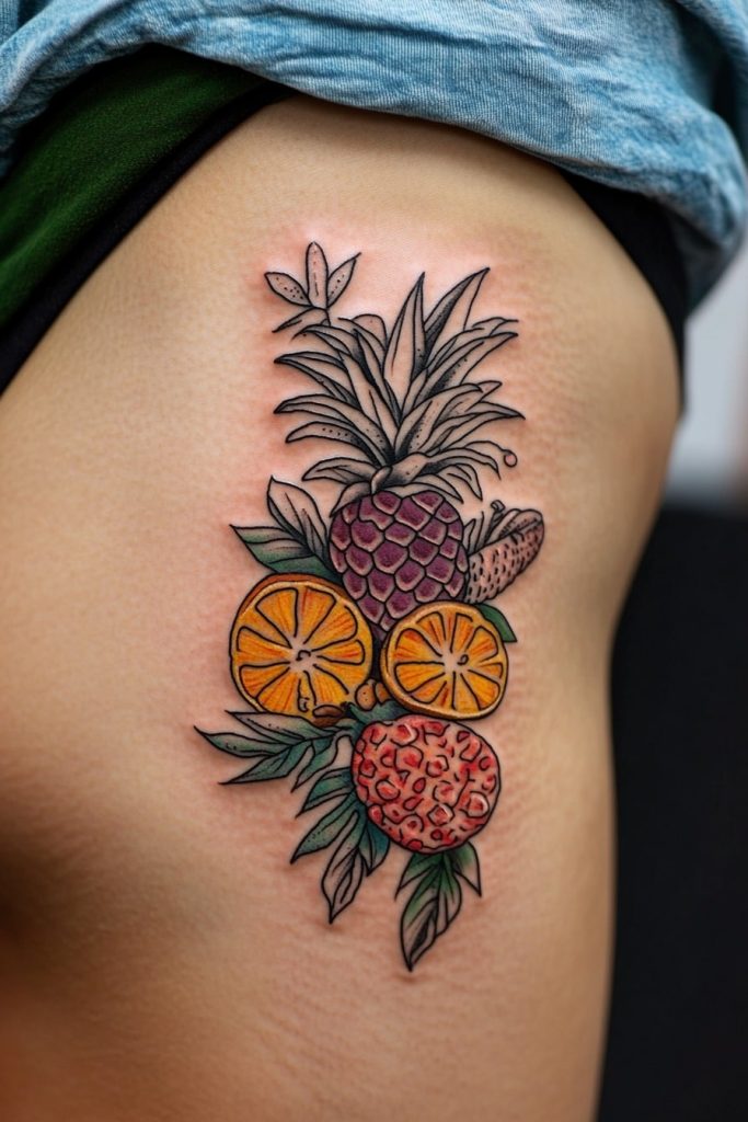 Tropical Fruit Tattoo