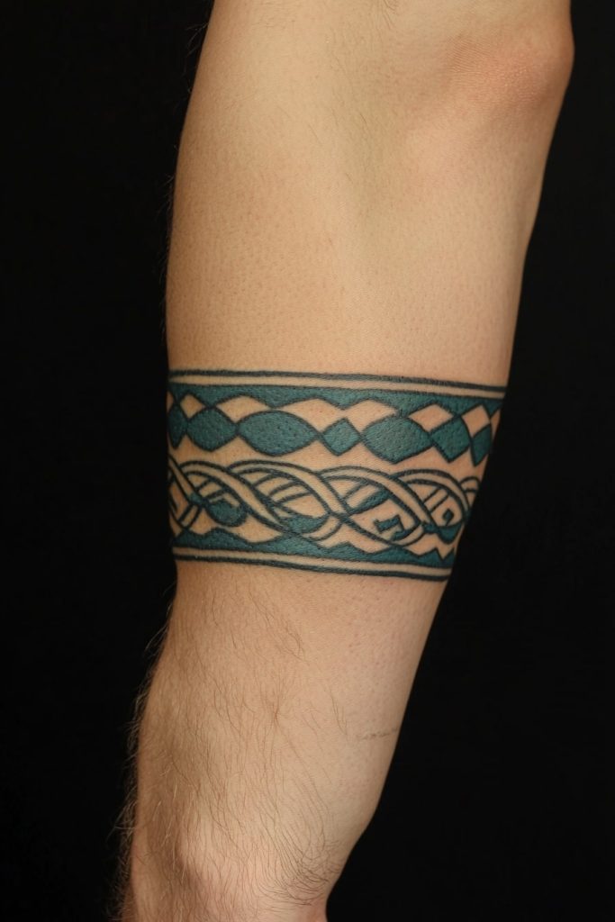 Wave Band Tattoo