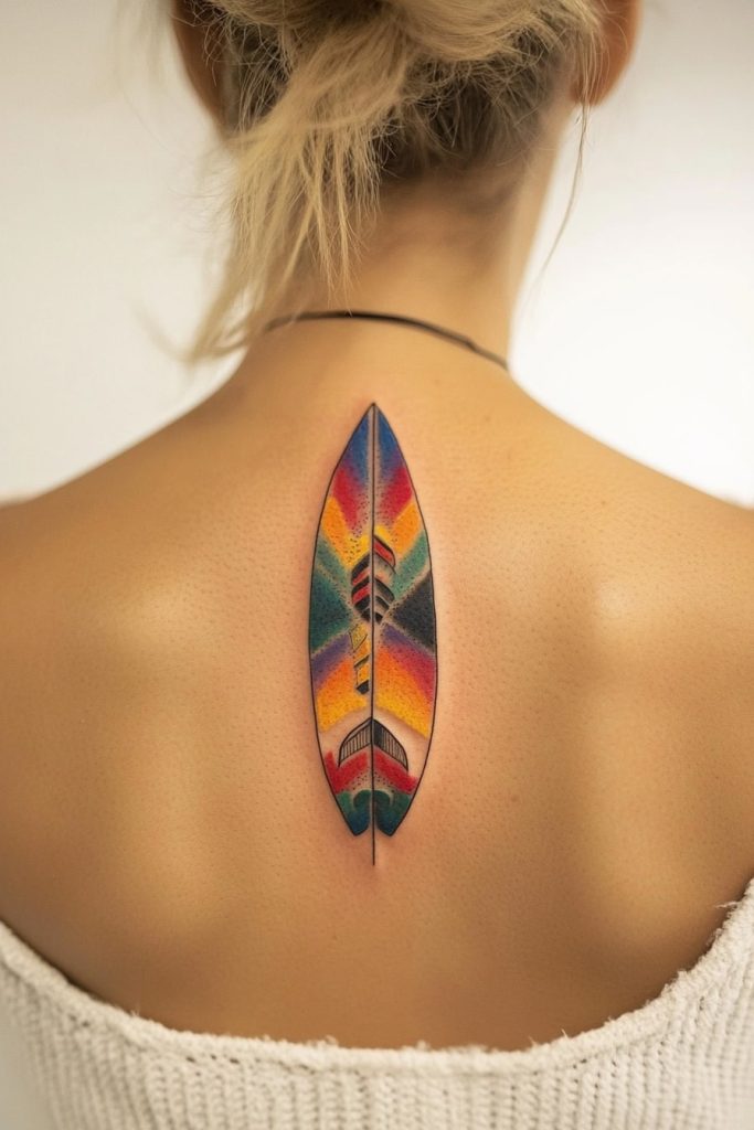 Surfboard Tattoo