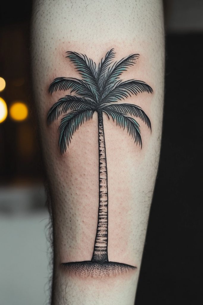  Palm Tree Tattoo