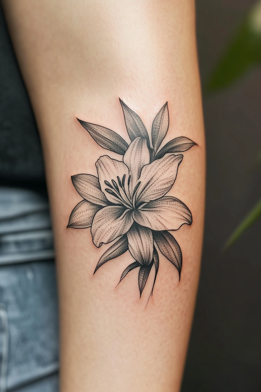 15 Beautiful Lily Tattoo Ideas | InkTattooz