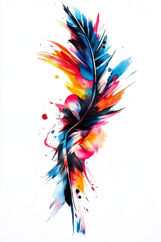 Abstract Watercolor Art