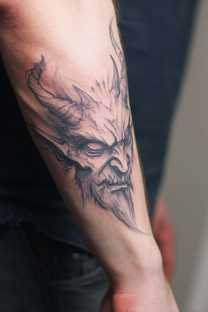 Devil or Demon Tattoo