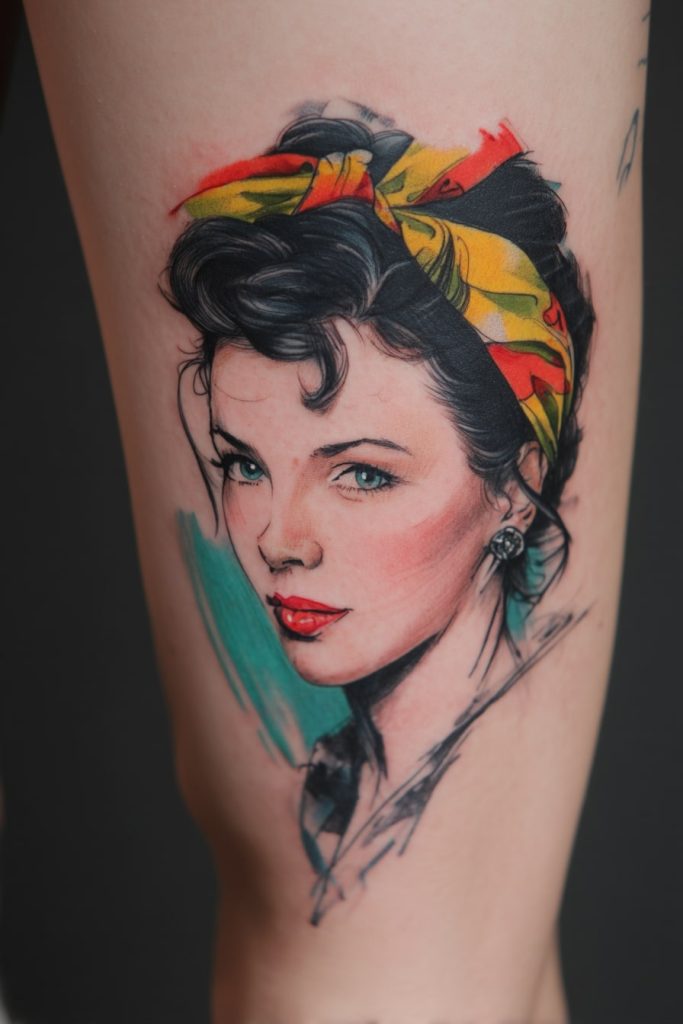 Pin-Up Girl Tattoo