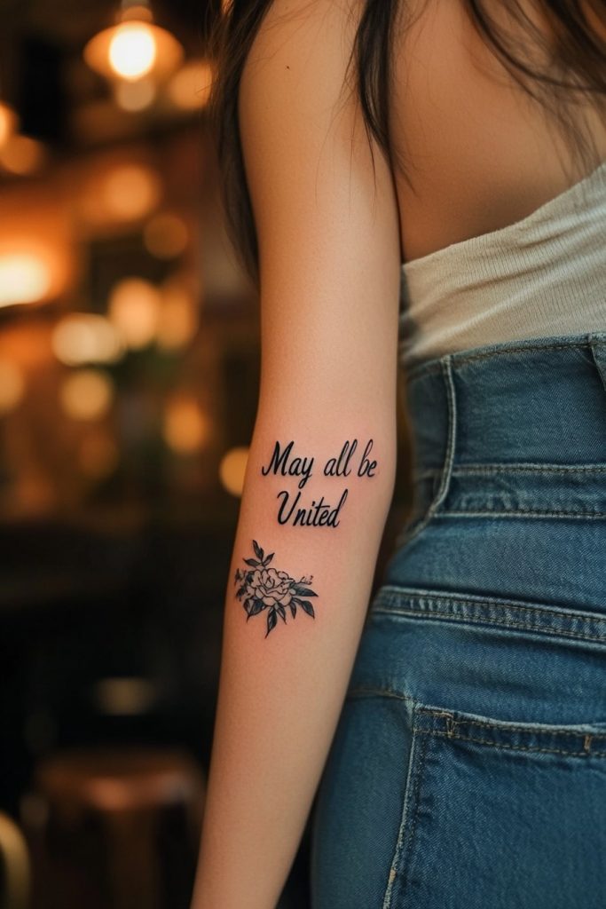 Quote or Word Tattoo