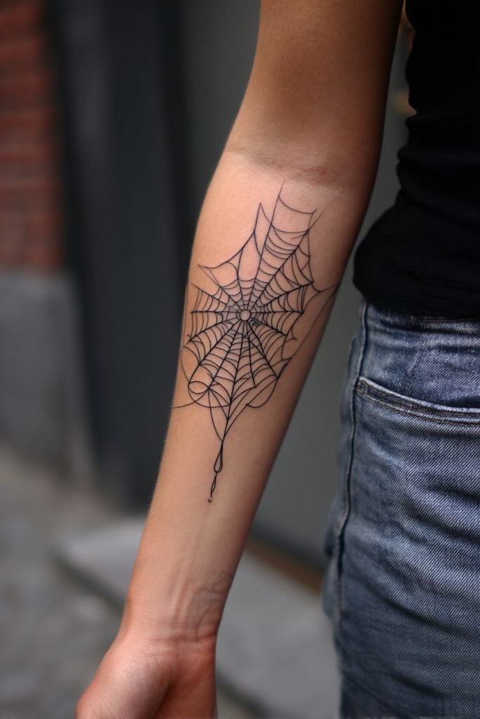 Spider Web Tattoo