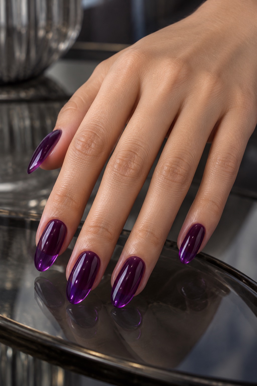 Grape Jelly Syrup Glass Nails